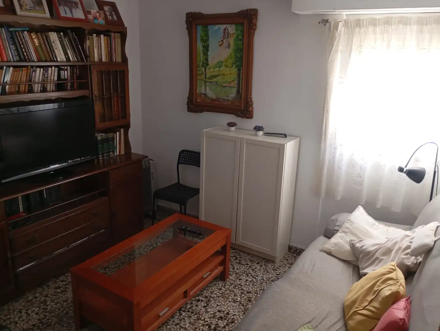 Sala d'estar de Pis en venda en Xirivella amb Aire condicionat, Moblat i Balcó