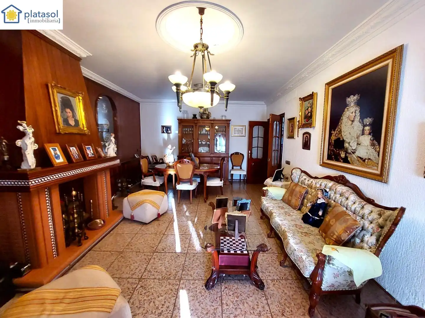 Sala de estar de Casa o chalet en venta en Aznalcóllar con Aire acondicionado y Calefacción