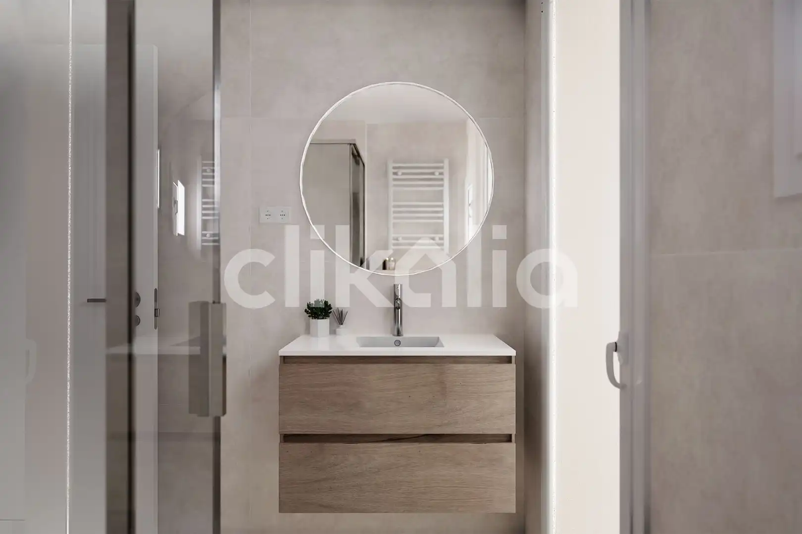 Bathroom of Flat for sale in Madrid  with Air Conditioner, Heating and Terrace