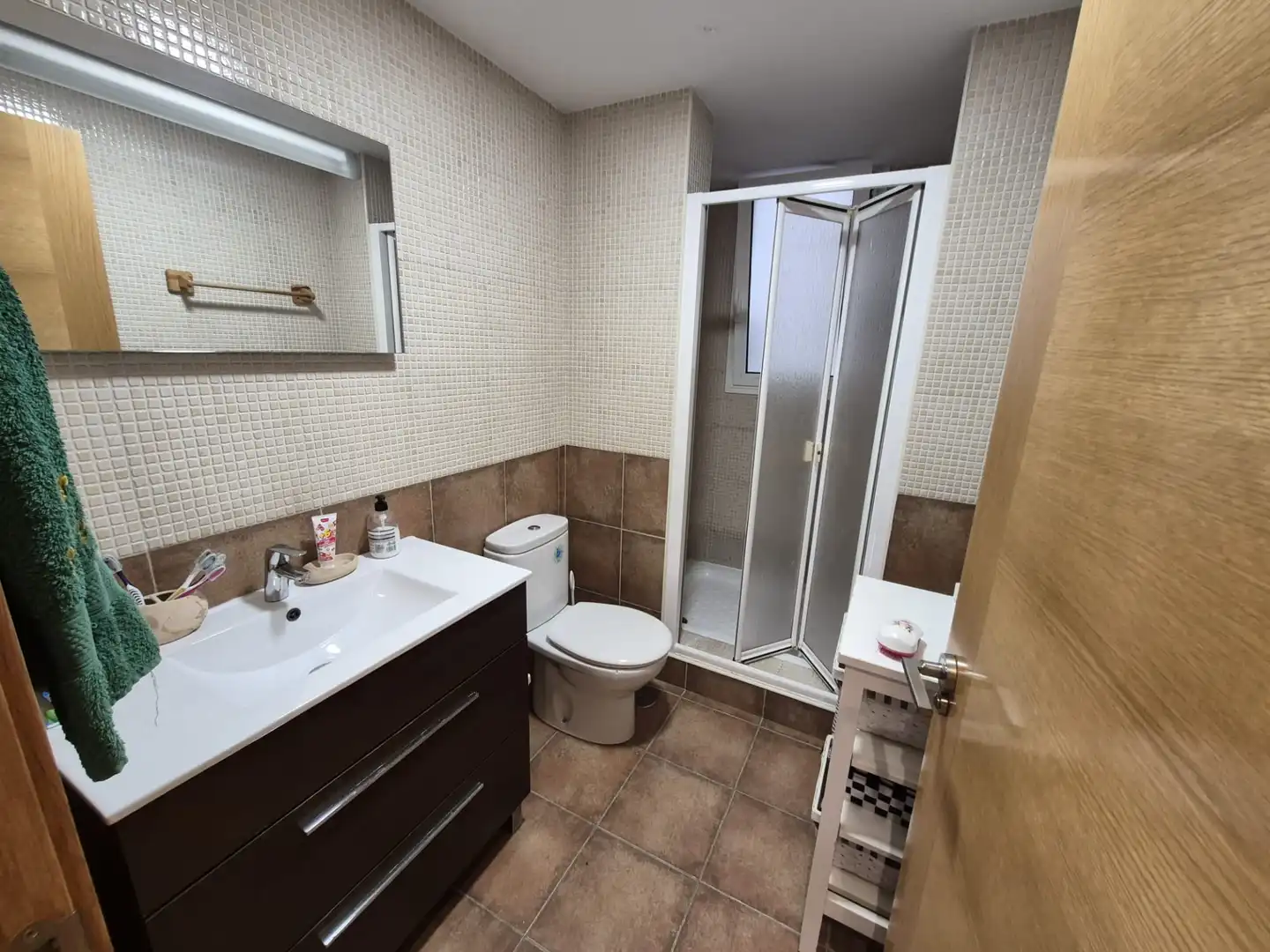 Badezimmer von Wohnung zur Miete in Málaga mit Klimaanlage und Möbliert