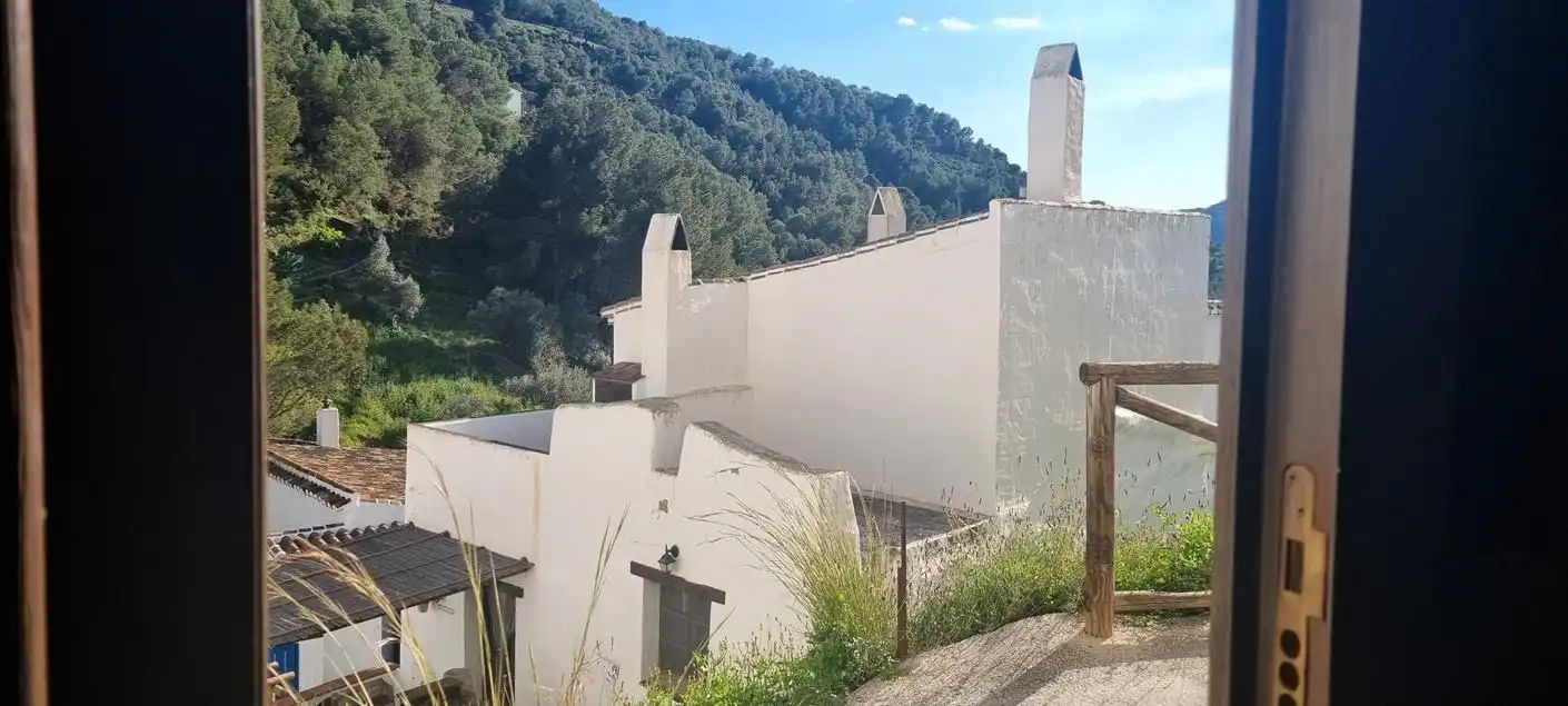 Exterior view of Detached homes for sale in Cómpeta  with Terrace and Swimming Pool