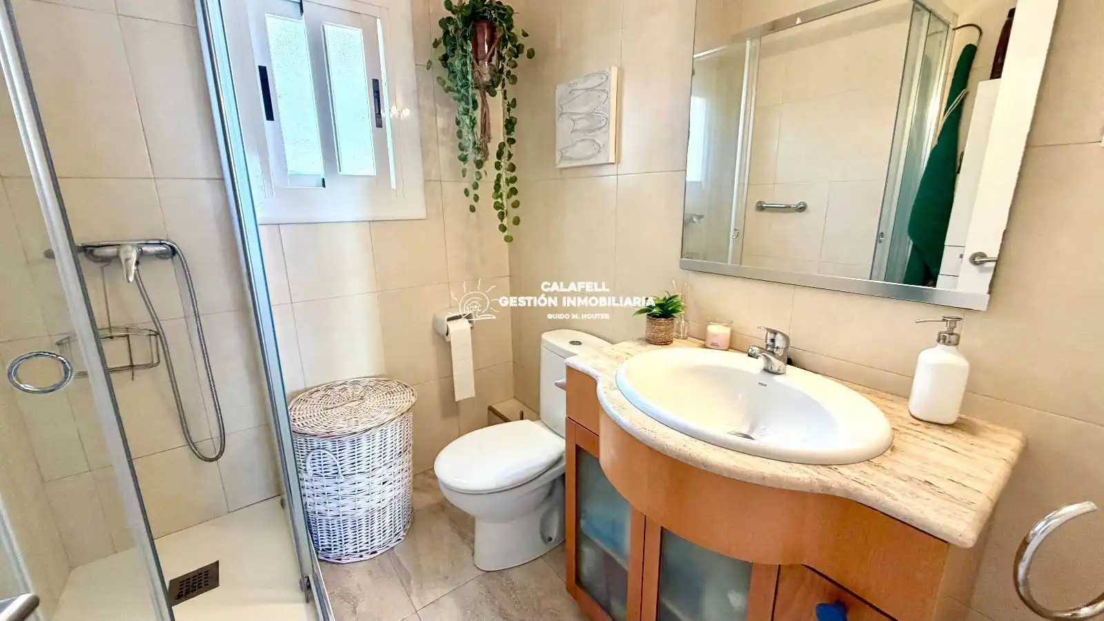 Bathroom of Attic for sale in Calafell  with Air Conditioner, Terrace and Furnished