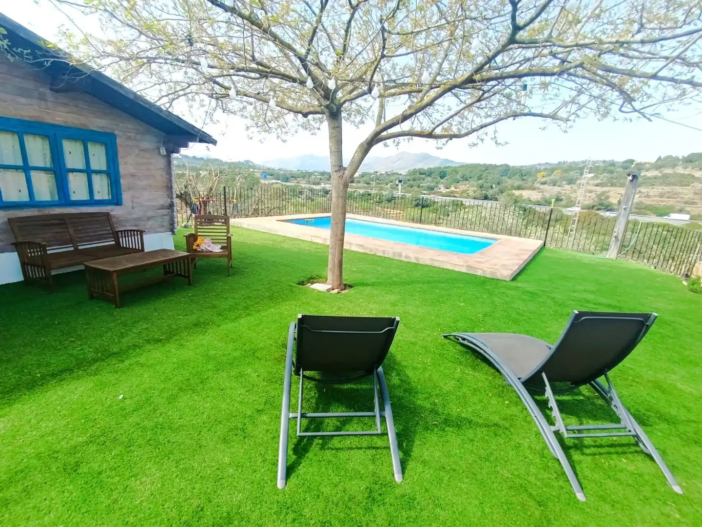 Terraza de Finca rústica de alquiler en Benissa con Calefacción y Amueblado