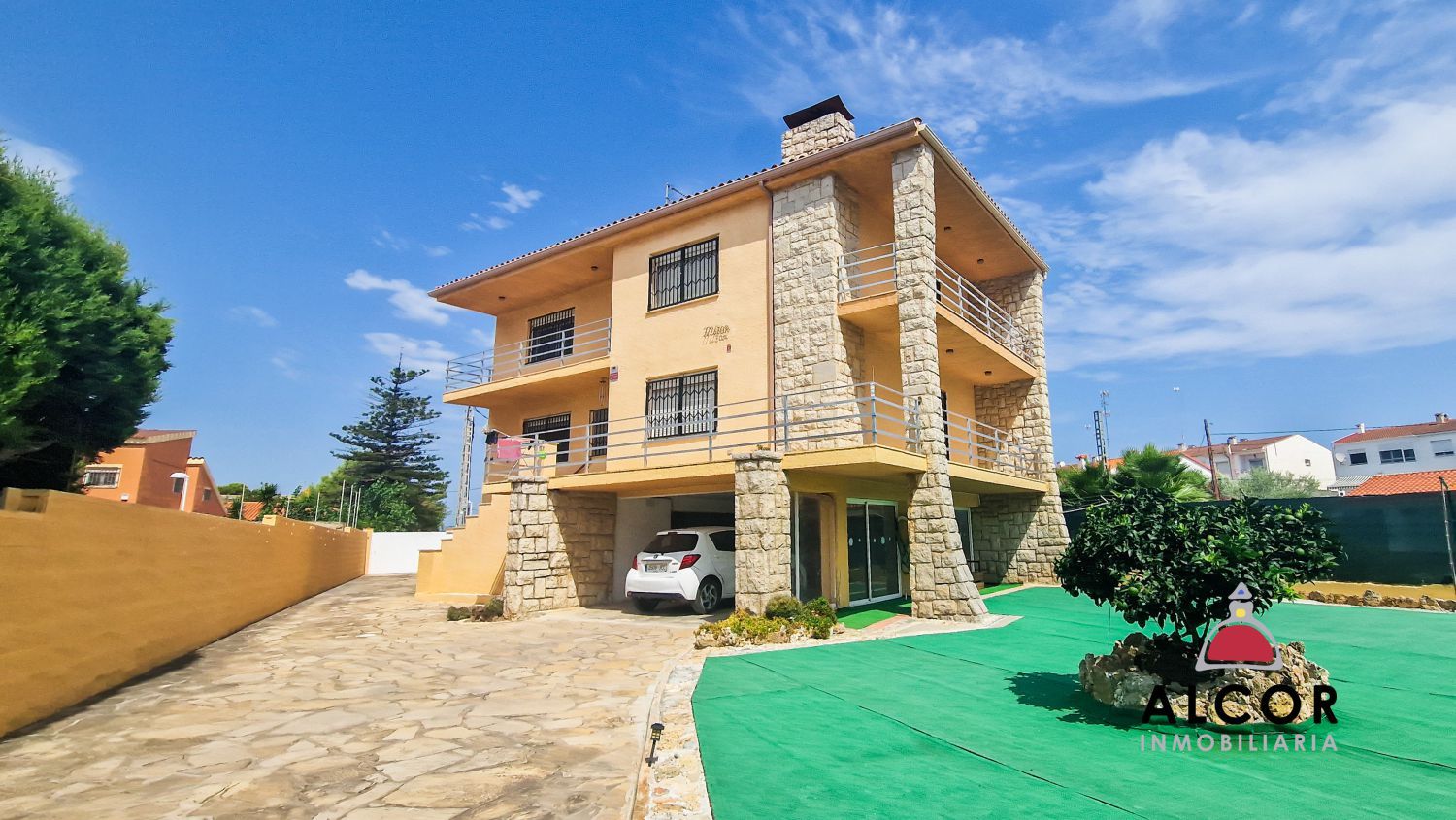 Exterior view of House or chalet for sale in Benicarló  with Heating, Private garden and Terrace