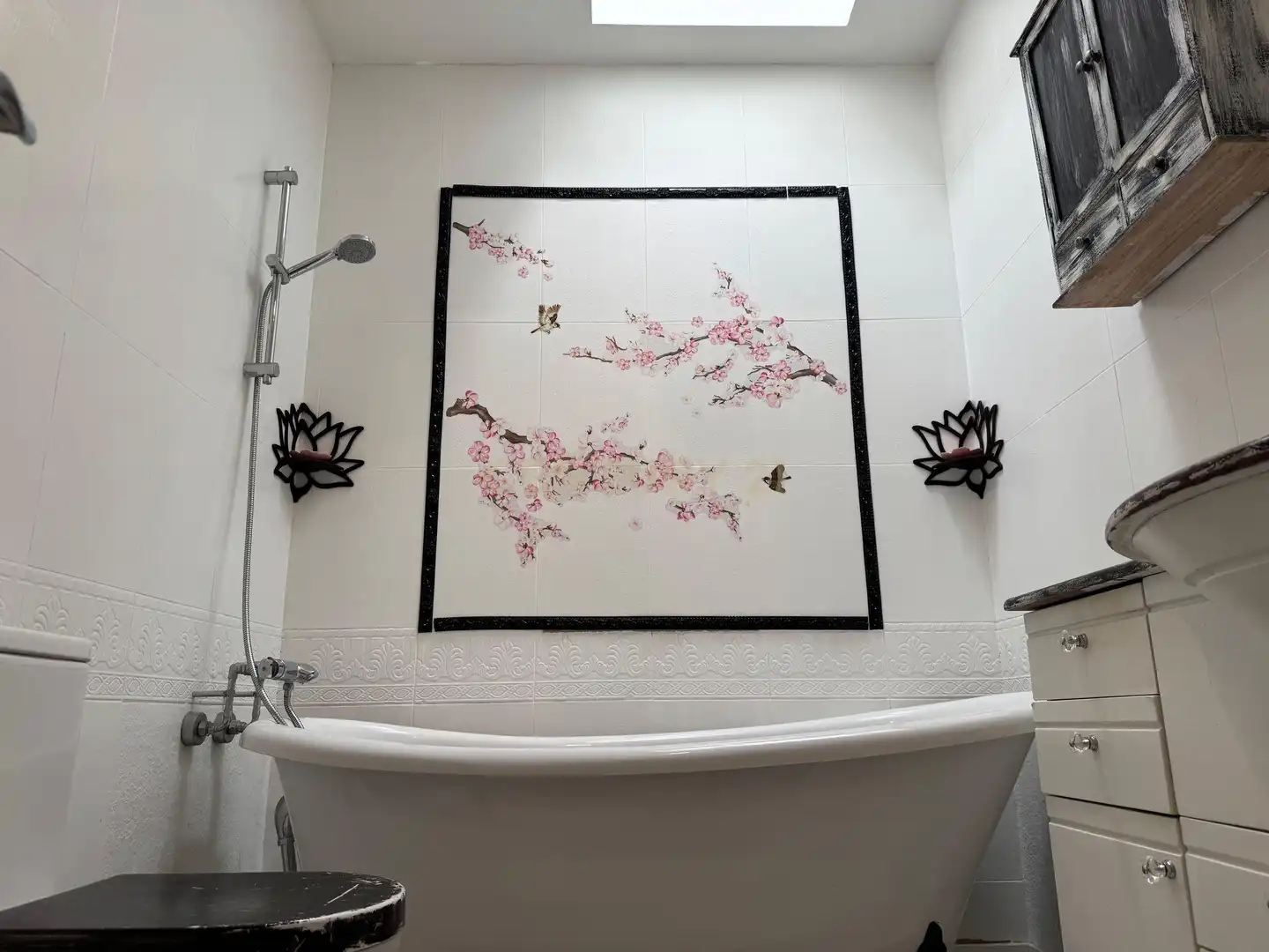 Baño de Apartamento en venta en Barcelona con Aire acondicionado, Jardín privado y Trastero