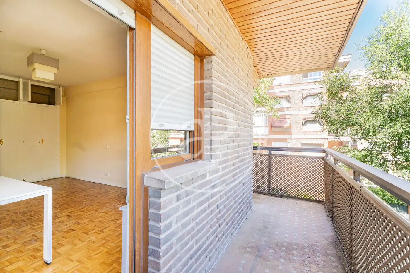Terraza de Piso de alquiler en Madrid con Aire acondicionado, Calefacción y Jardín privado