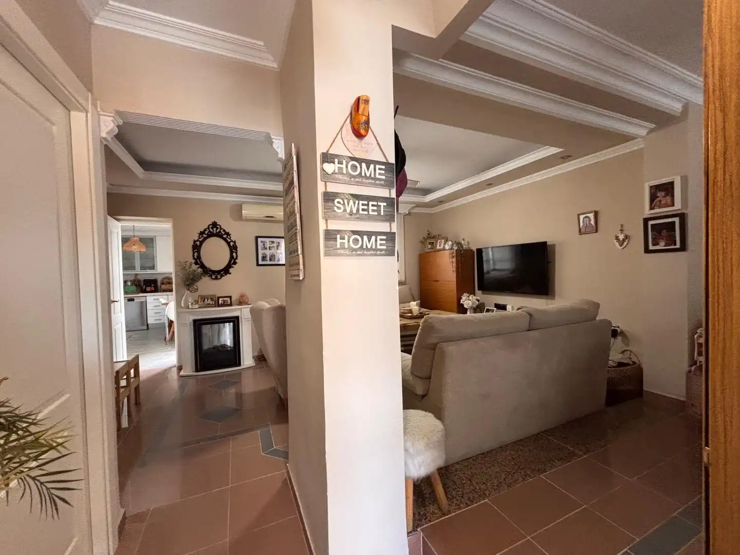 Sala de estar de Casa o chalet en venta en Málaga con Aire acondicionado, Terraza y Trastero