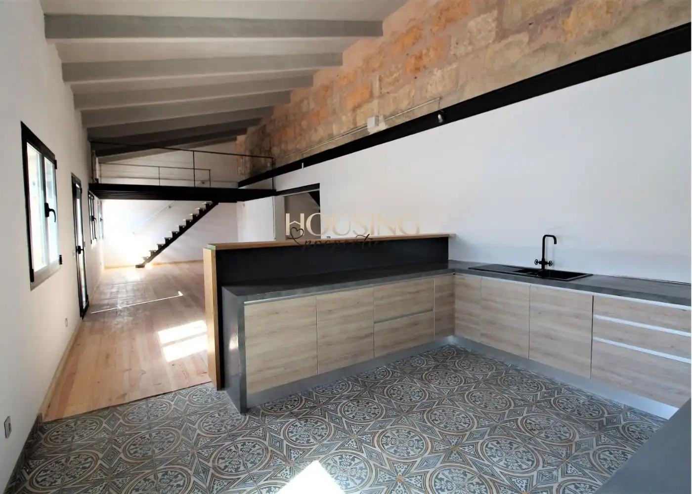 Cuina de Loft en venda en  Palma de Mallorca amb Aire condicionat i Terrassa