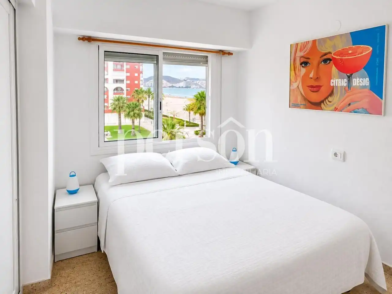 Bedroom of Flat for rent in Cullera  with Air Conditioner, Terrace and Furnished