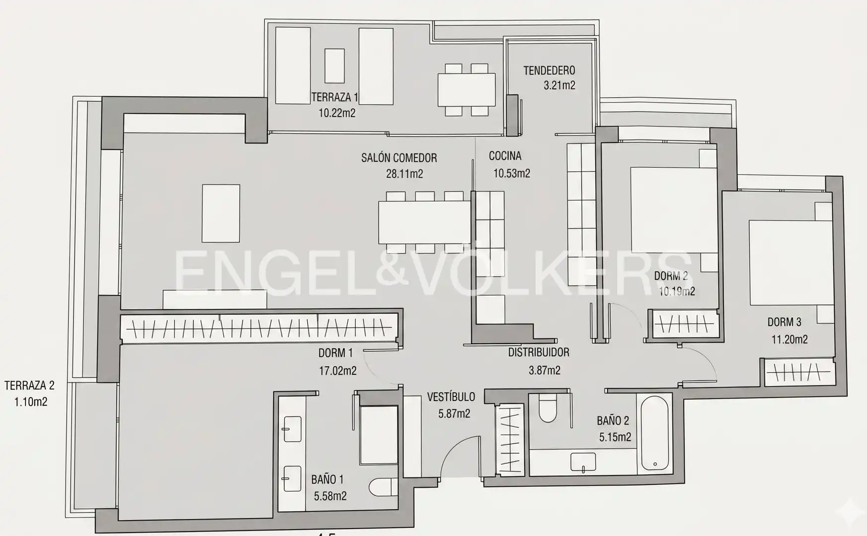 Piso en venta en Madrid con Aire acondicionado, Calefacción y Terraza