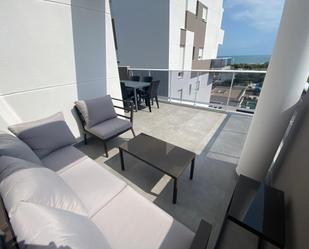 Terrassa de Apartament de lloguer en Oliva amb Terrassa, Traster i Piscina comunitària