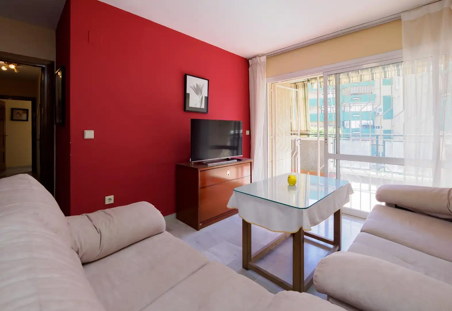 Sala de estar de Piso en venta en Málaga con Jardín privado, Terraza y Trastero