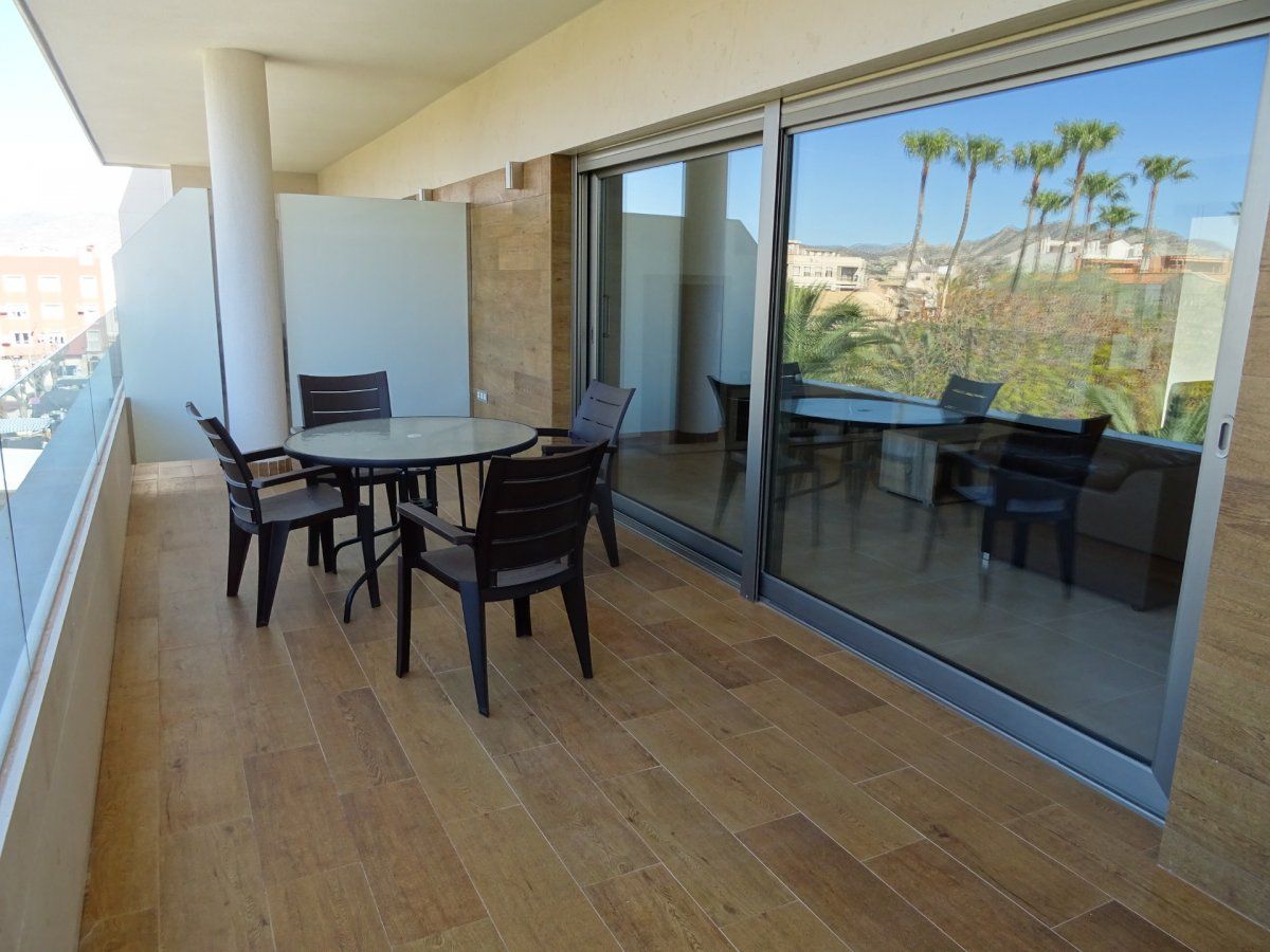 Terrace of Flat to rent in Aspe  with Air Conditioner, Heating and Private garden