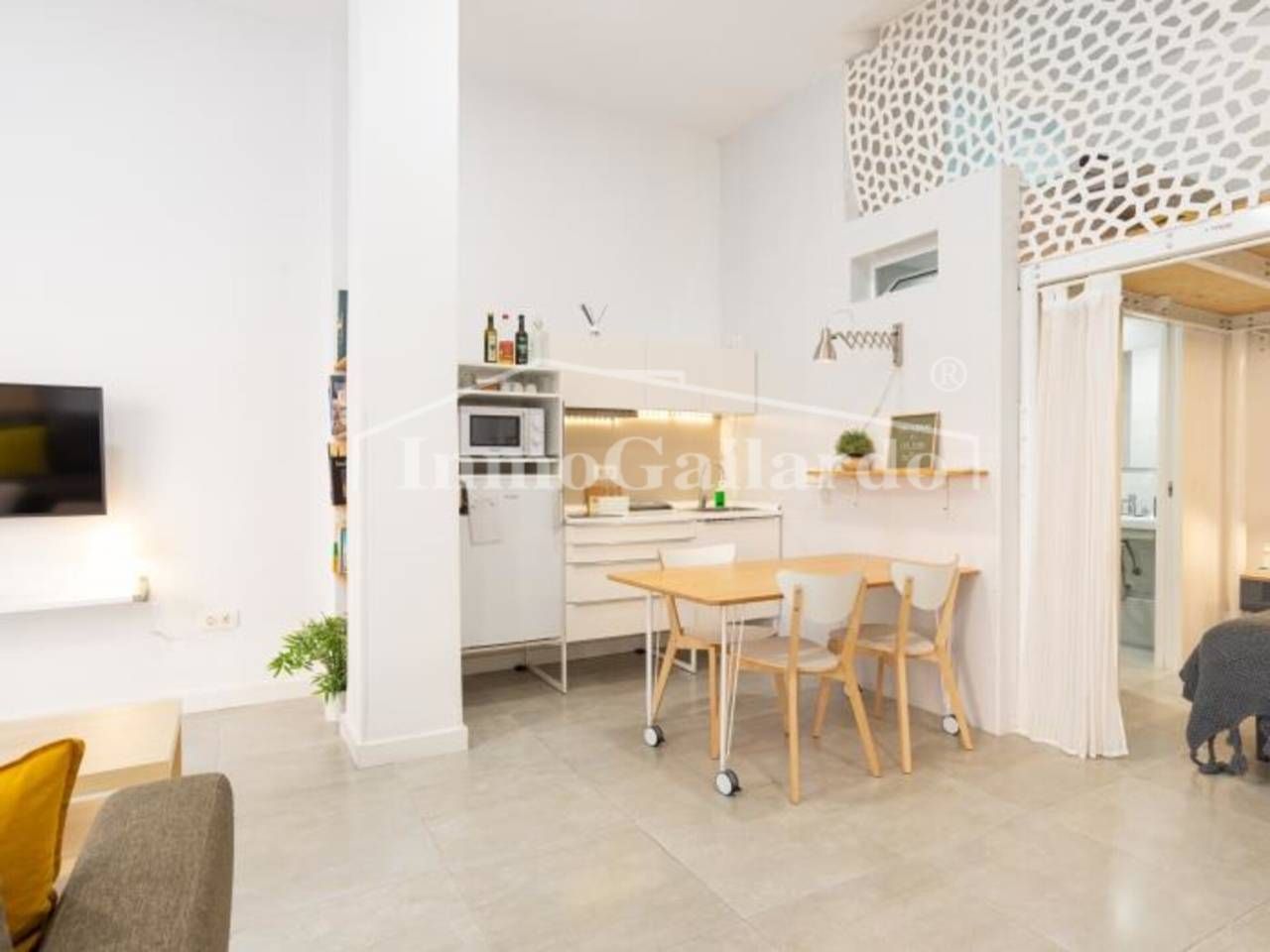 Kitchen of Flat for sale in Málaga Capital  with Air Conditioner and Furnished