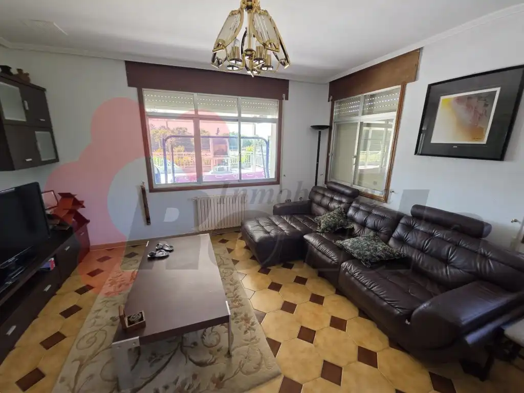 Sala de estar de Casa o chalet en venta en Lugo con Terraza y Amueblado