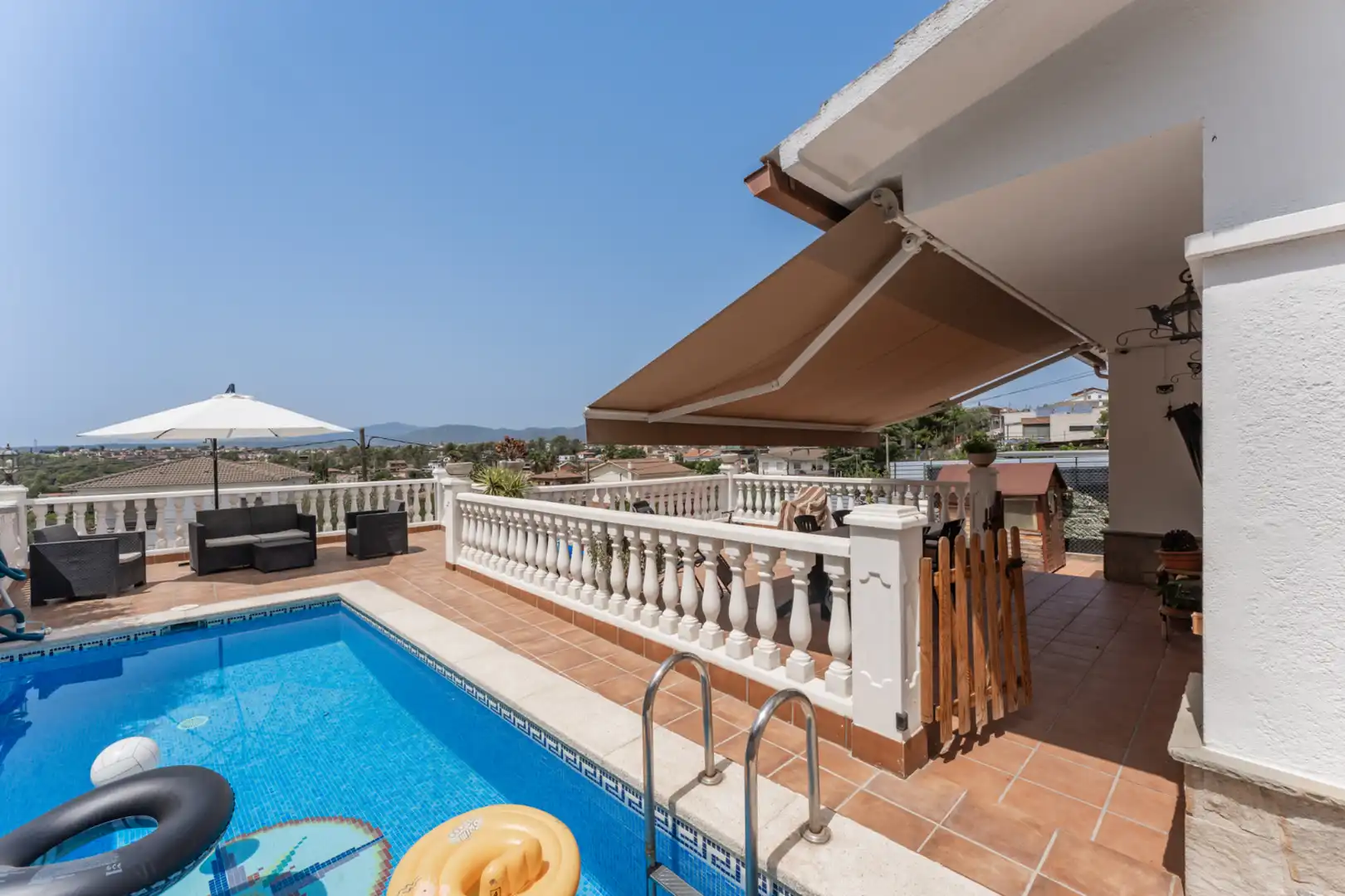 Terrassa de Casa o xalet en venda en Lliçà d'Amunt amb Calefacció, Jardí privat i Terrassa
