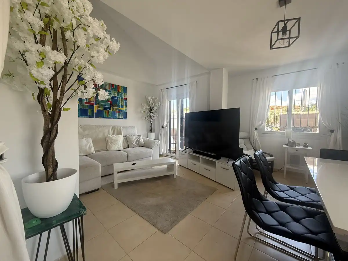 Wohnzimmer von Haus oder Chalet zum Verkauf in Fuente de Piedra mit Klimaanlage, Privatgarten und Terrasse