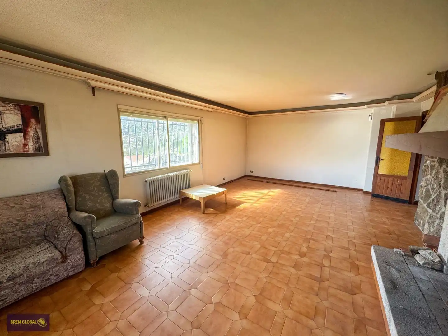 Sala d'estar de Casa o xalet en venda en Valdemanco amb Jardí privat, Terrassa i Traster