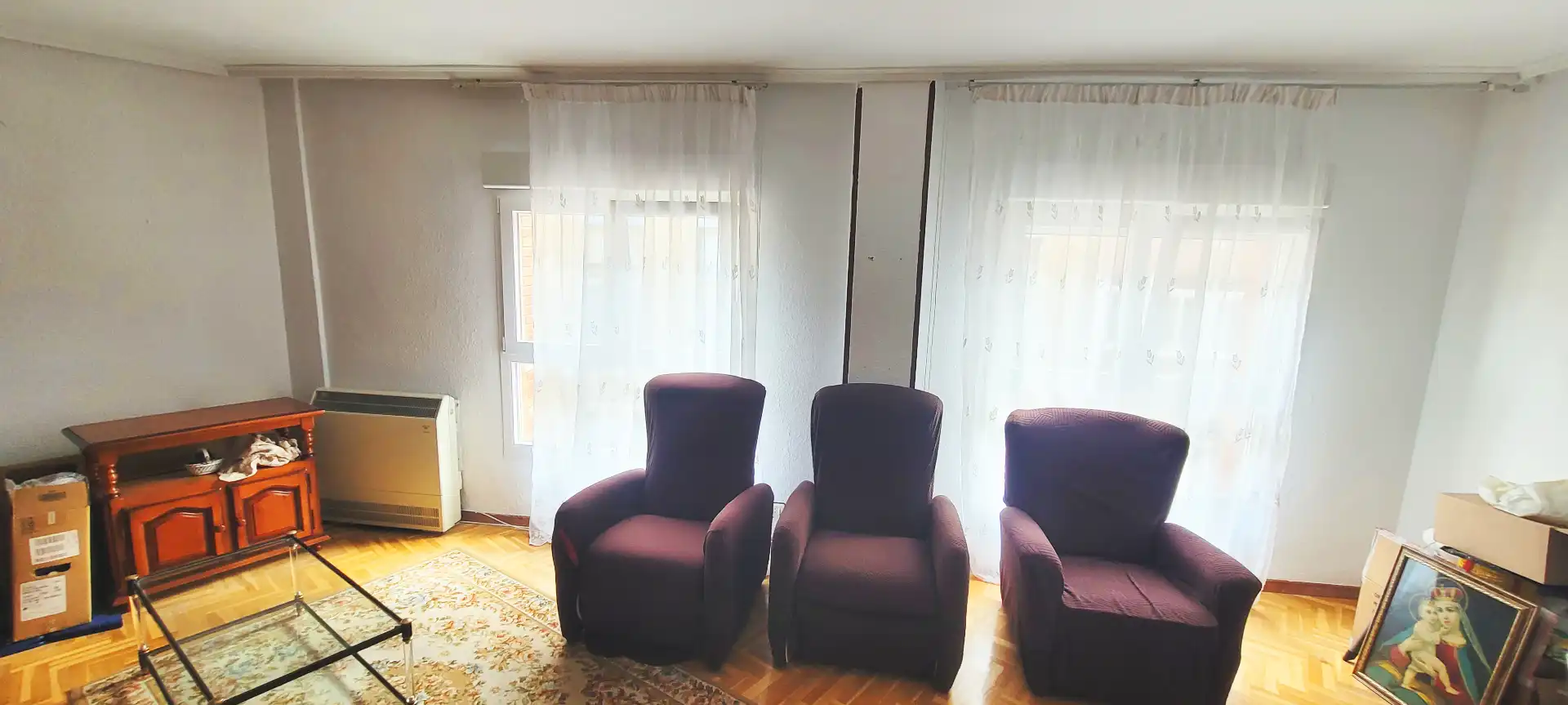 Sala d'estar de Pis en venda en Gijón  amb Calefacció i Parquet