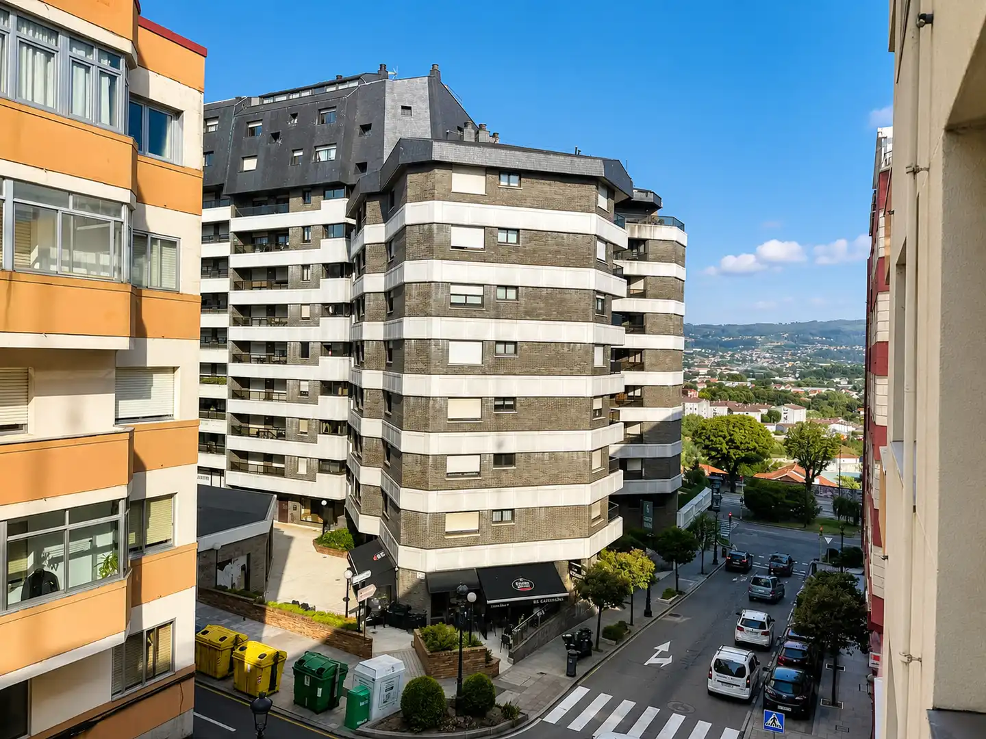 Exterior view of Flat for sale in Vigo   with Heating, Parquet flooring and Balcony