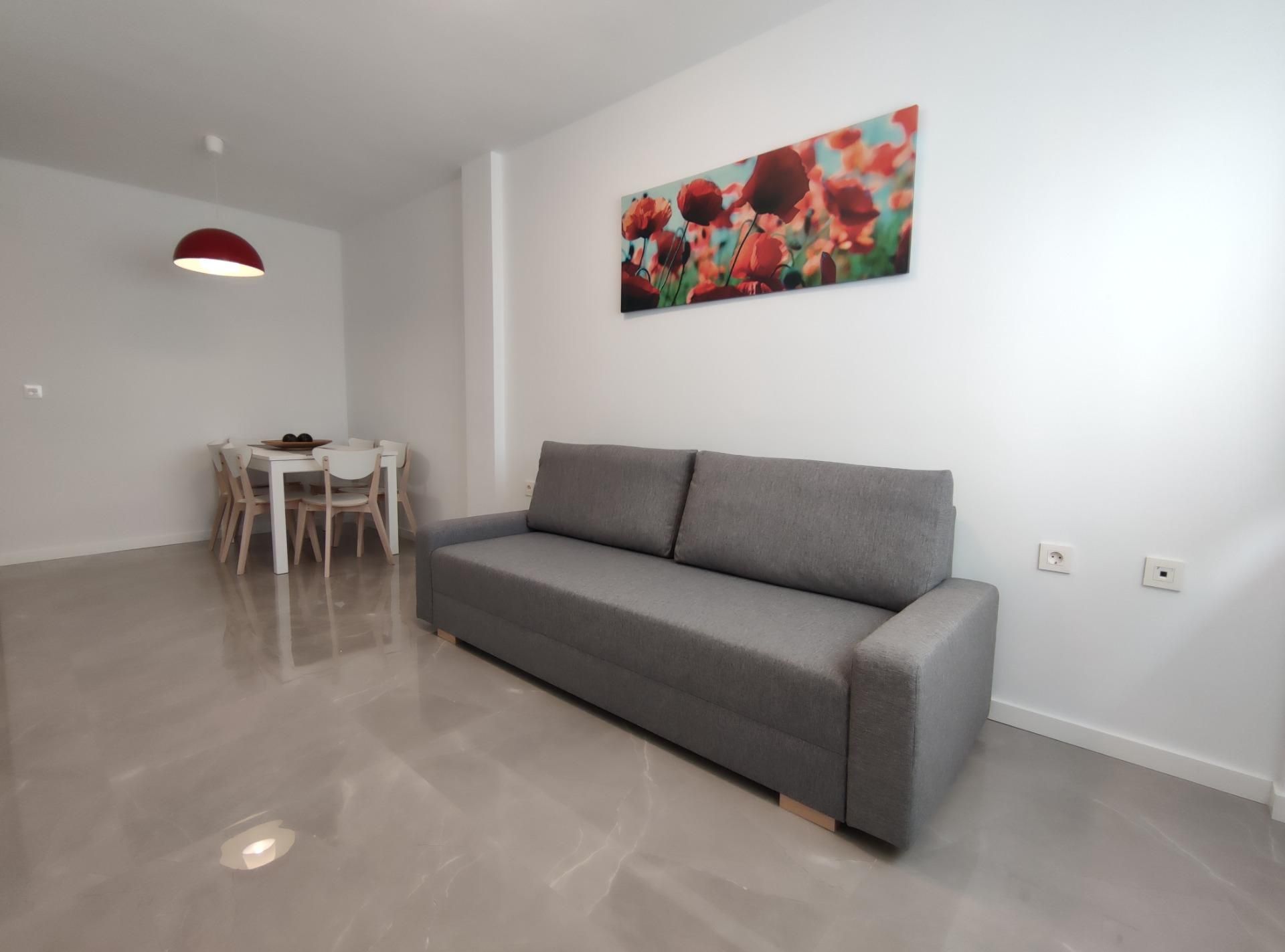 Sala d'estar de Pis de lloguer en Ceutí amb Aire condicionat, Terrassa i Traster