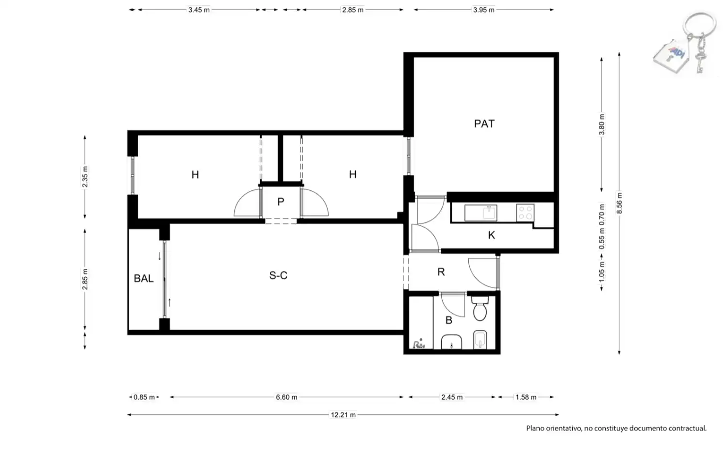 Apartamento con ascensor en venta en Playa del Cura