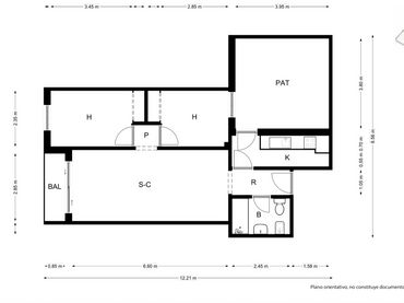 Apartamento con ascensor en venta en N/A