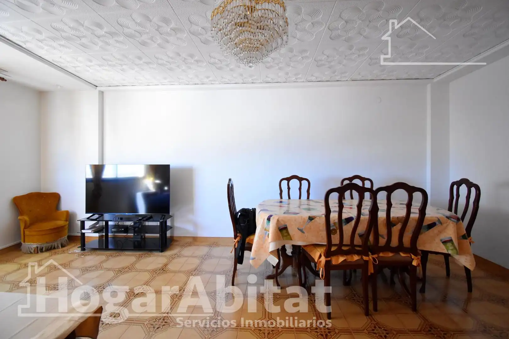Sala de estar de Piso en venta en Piles con Aire acondicionado, Trastero y Amueblado