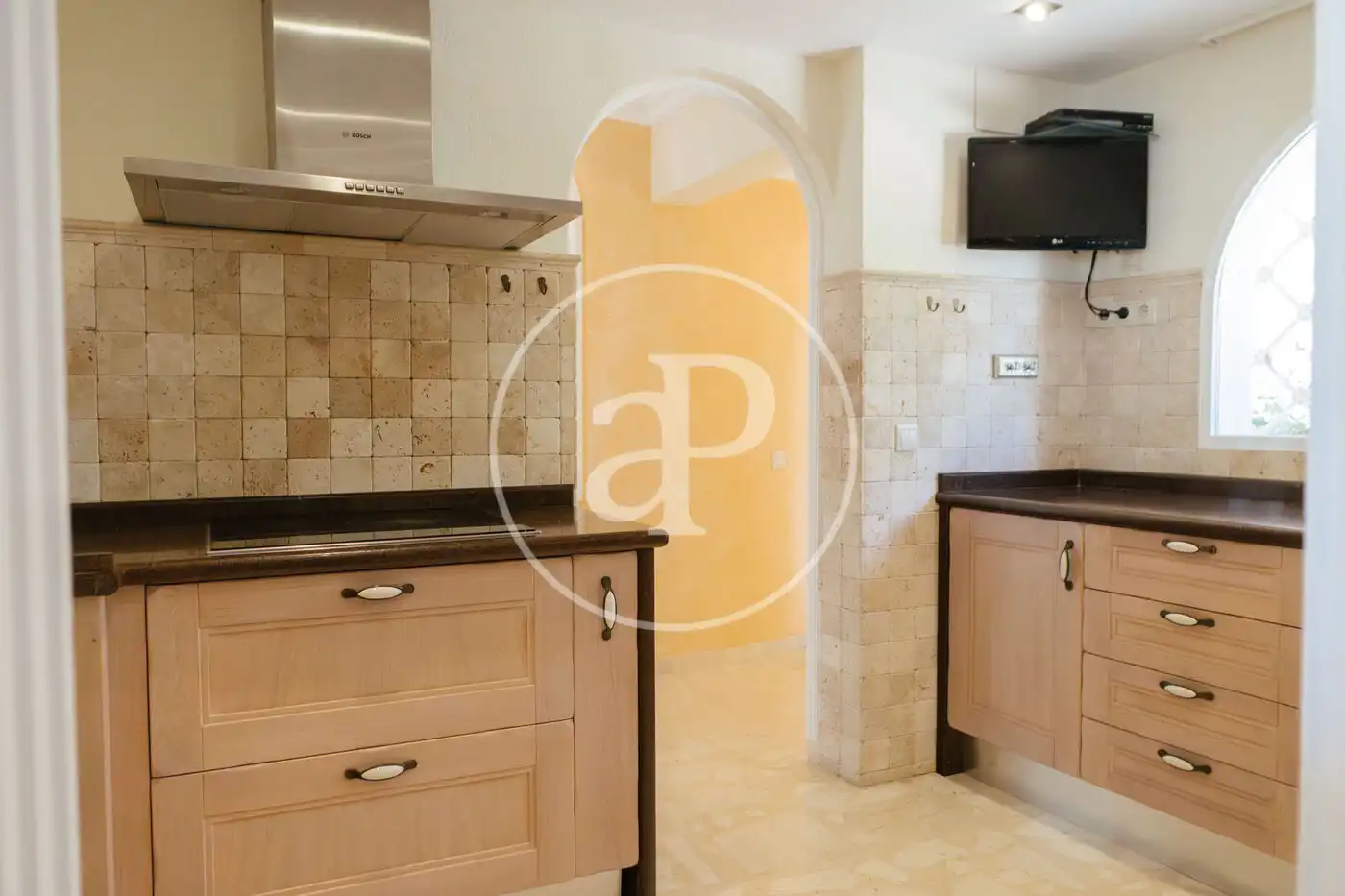Cocina de Casa o chalet en venta en Calpe / Calp con Aire acondicionado, Calefacción y Jardín privado