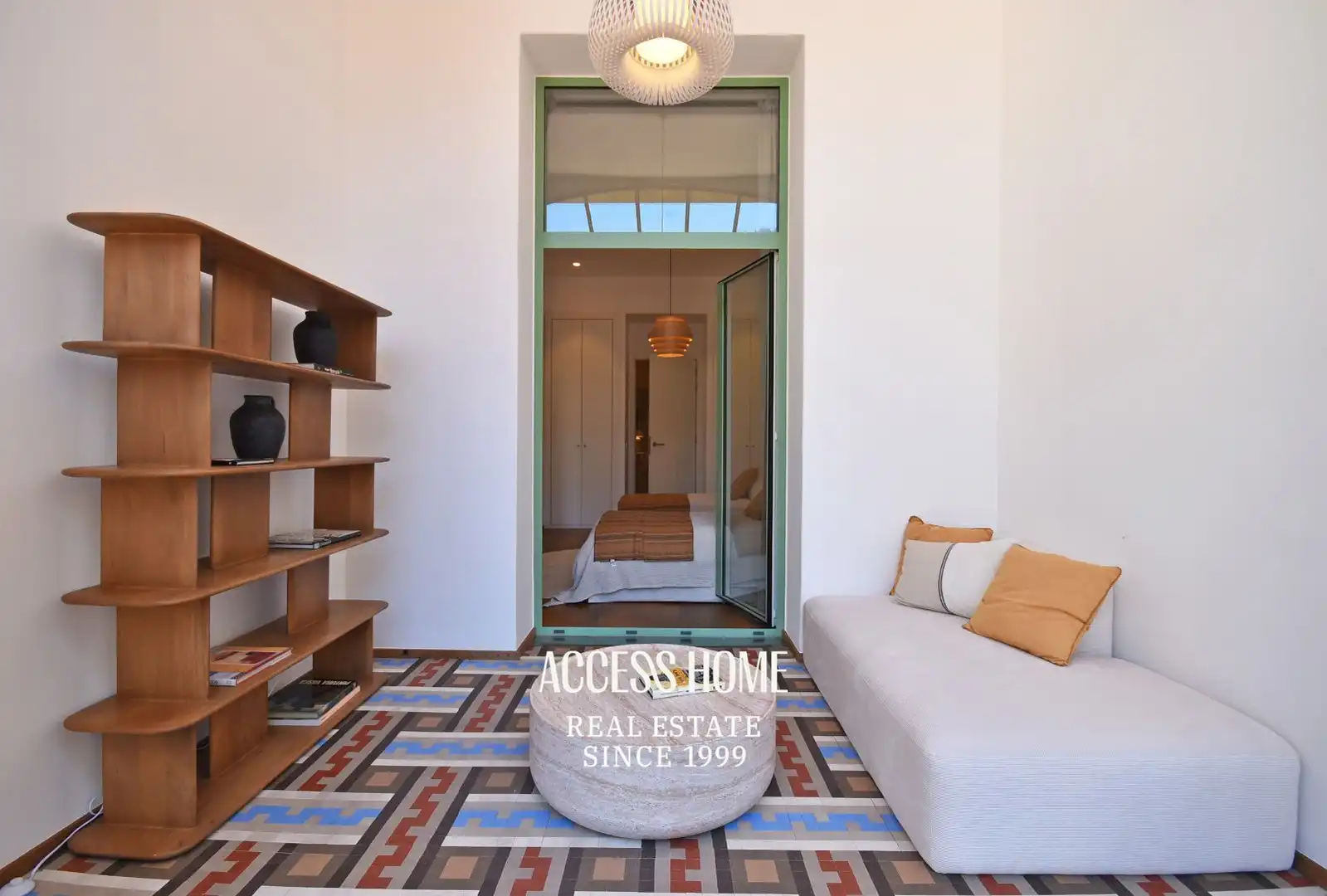 Sala de estar de Piso de alquiler en Barcelona con Aire acondicionado, Calefacción y Terraza