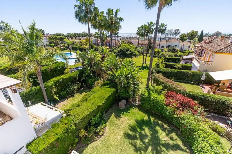 Garden of Detached homes for rent in Estepona  with Air Conditioner, Heating and Terrace