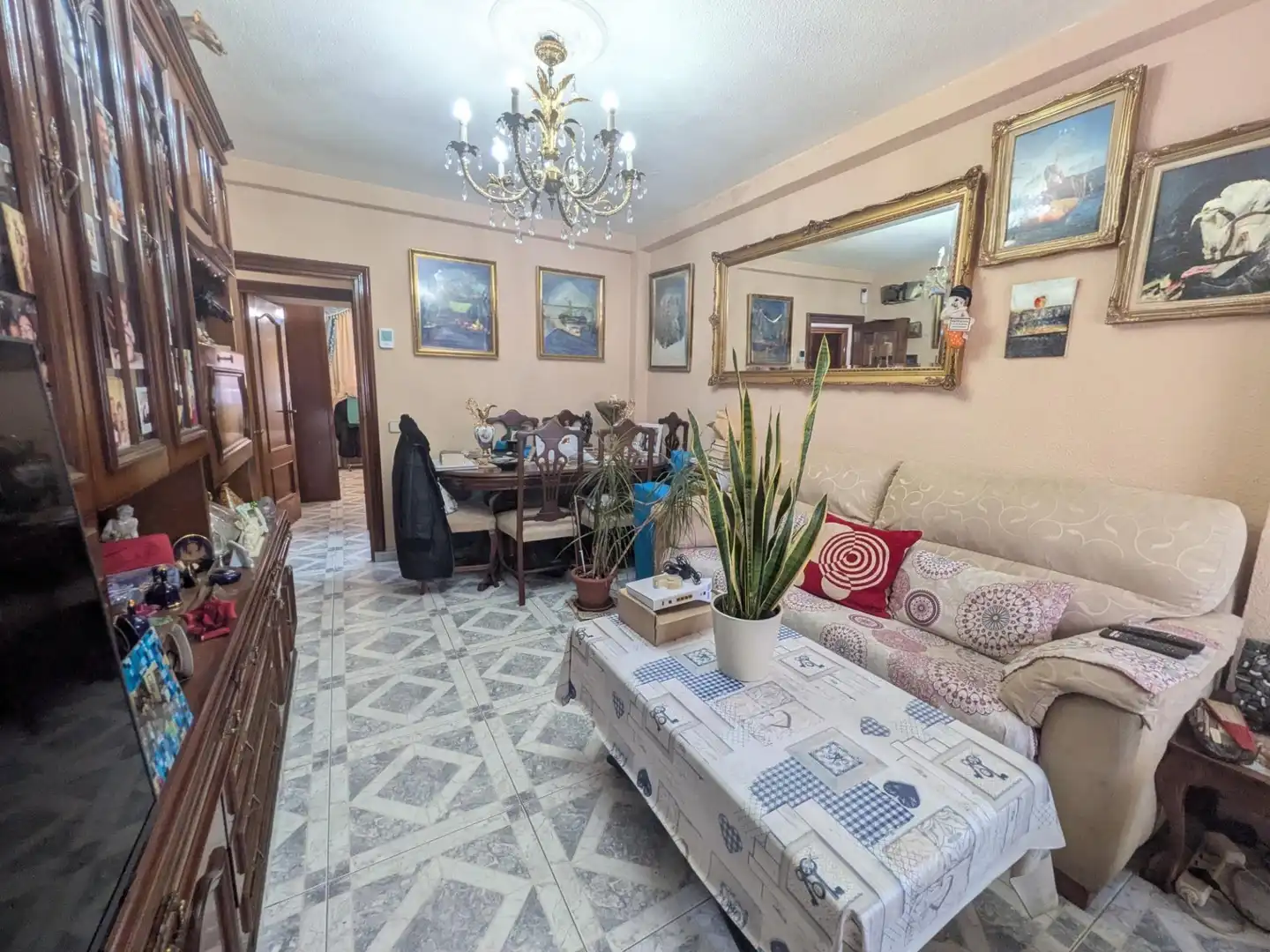 Sala de estar de Piso en venta en Alcalá de Henares con Calefacción