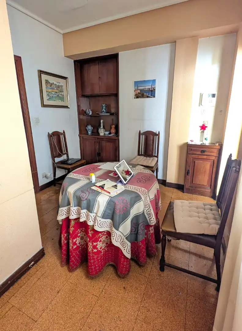 Dining room of Flat for sale in Getxo   with Heating, Storage room and Furnished