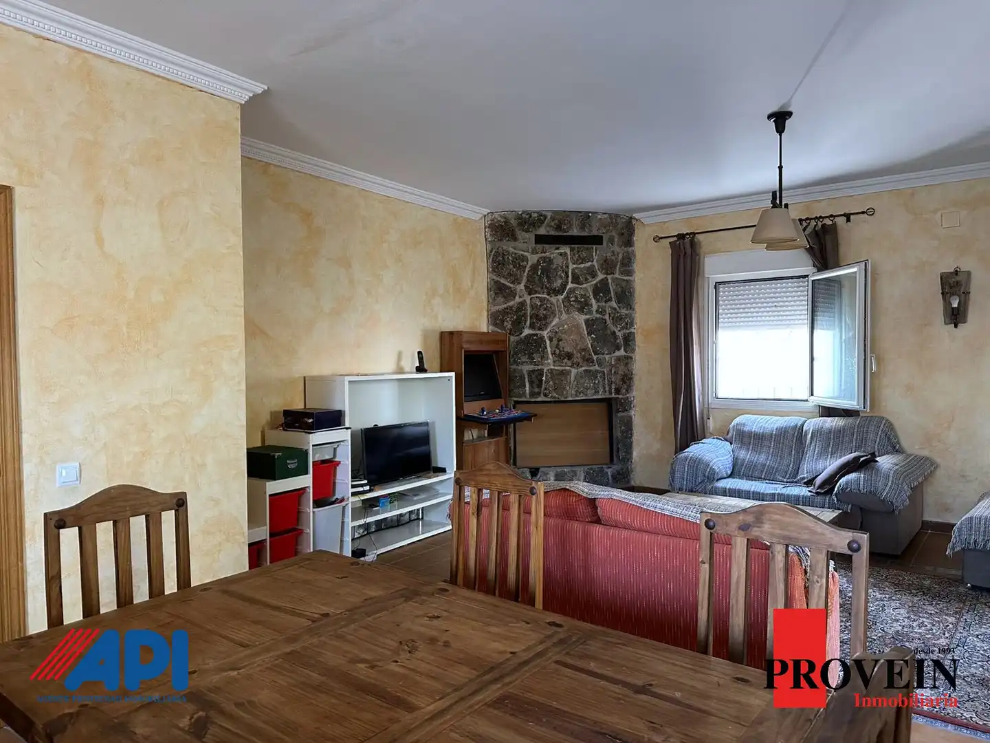 Living room of Houses for sale in Santa Cruz del Retamar  with Heating, Private garden and Parquet flooring