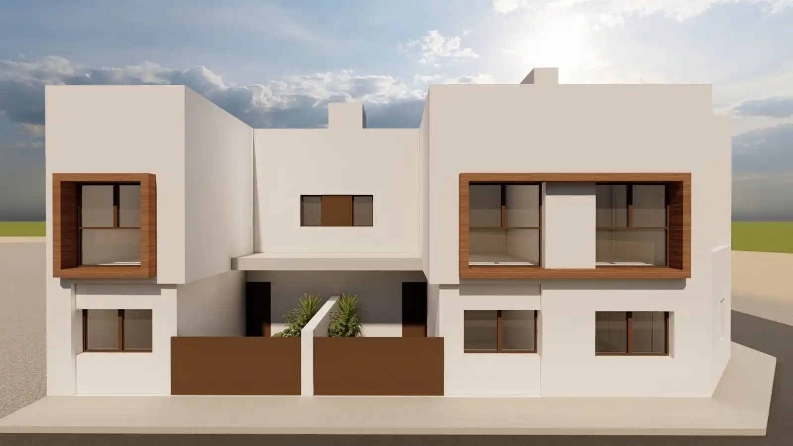 Vista exterior de Dúplex en venta en San Javier con Aire acondicionado, Calefacción y Jardín privado