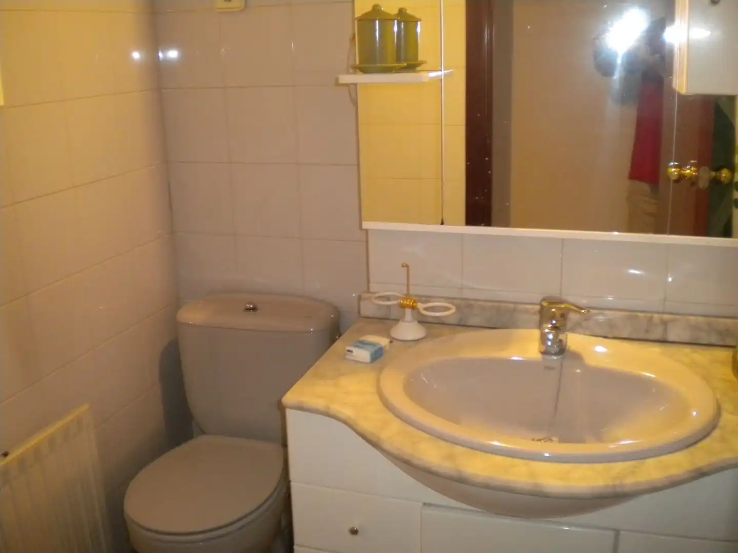 Badezimmer von Wohnung zur untervermieten in Madrid mit Heizung, Privatgarten und Möbliert