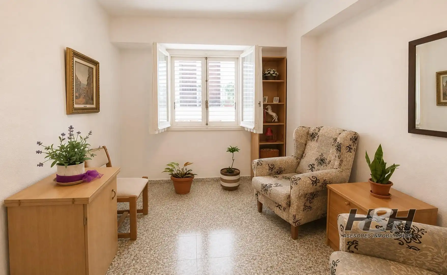 Sala de estar de Piso en venta en Godella con Aire acondicionado y Balcón