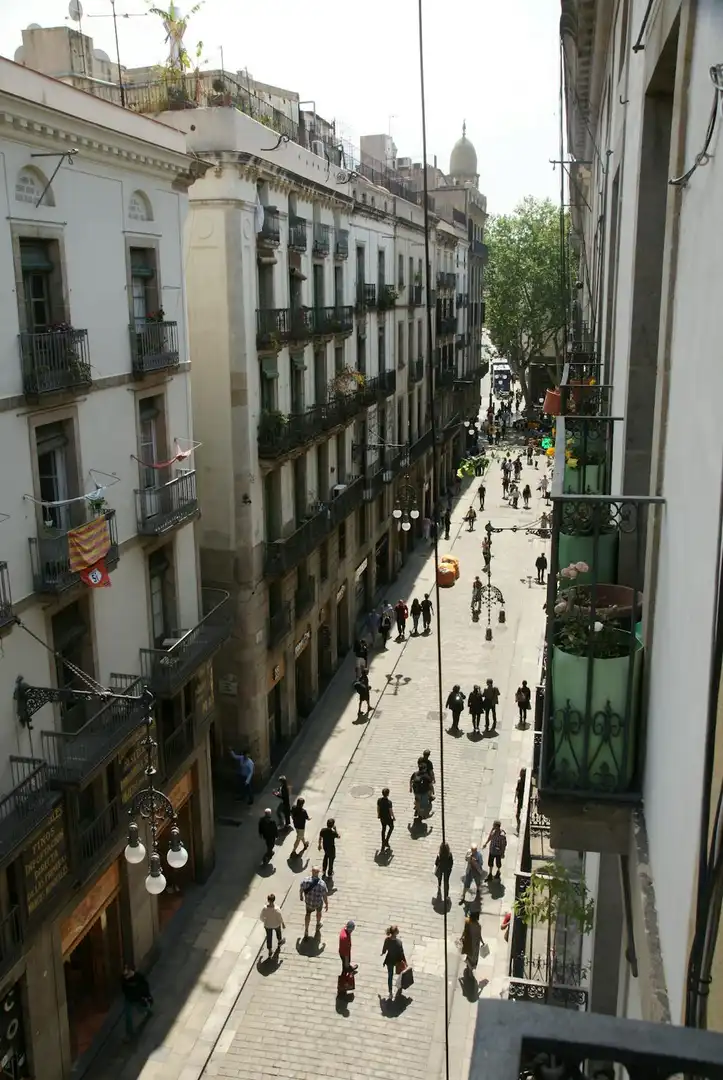 Außenansicht von Wohnung zur untervermieten in Barcelona mit Heizung, Möbliert und Waschmaschine