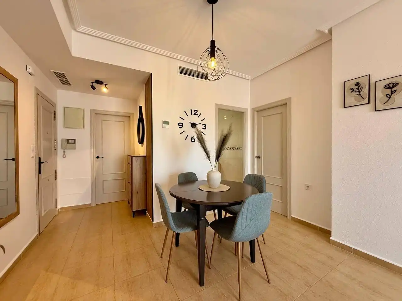 Comedor de Apartamento en venta en Guardamar del Segura con Aire acondicionado, Jardín privado y Terraza