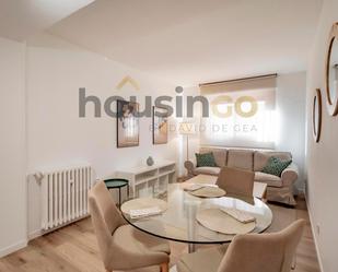 Living room of Flat to rent in  Madrid Capital  with Heating, Parquet flooring and Storage room