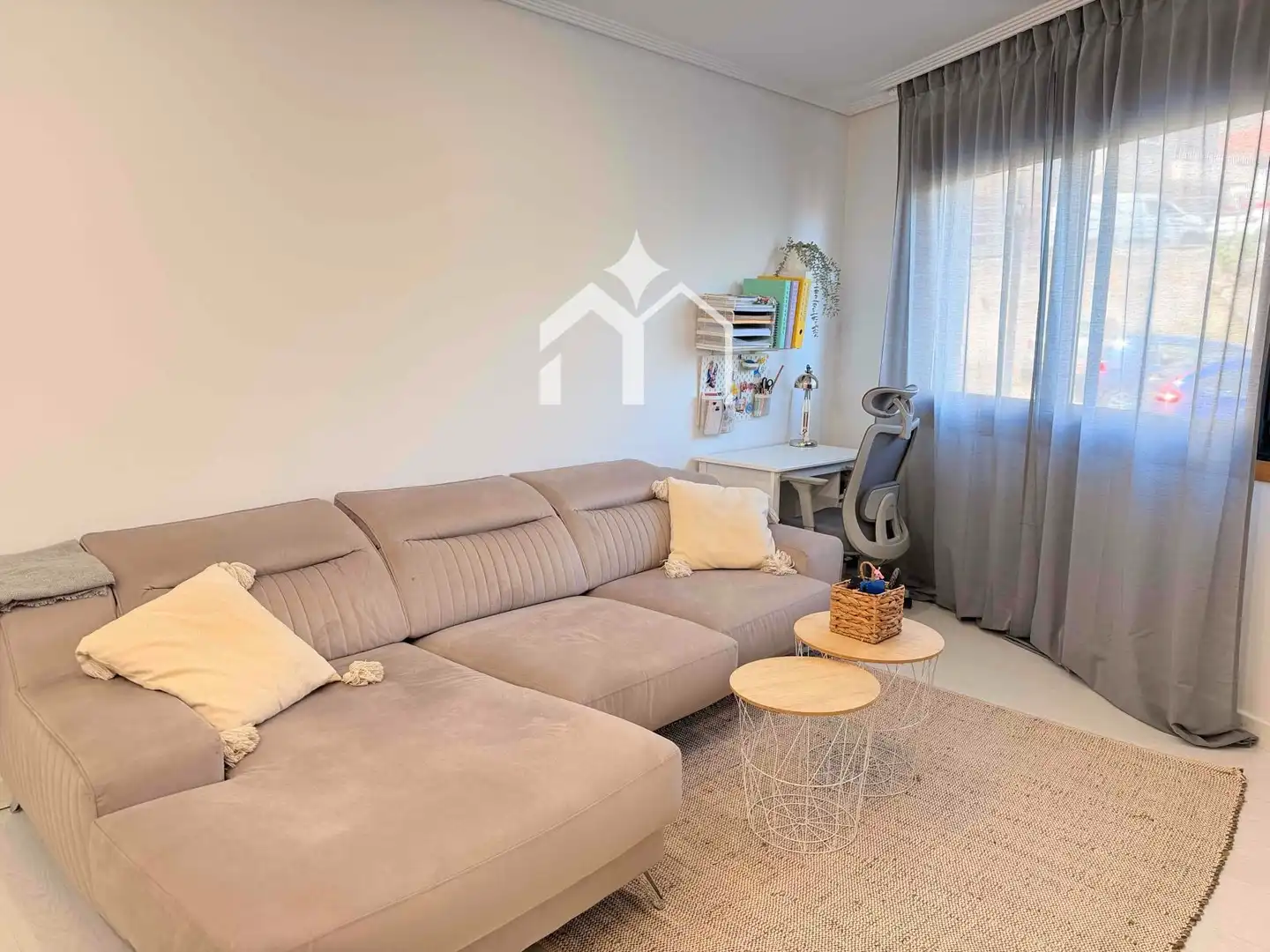 Sala de estar de Piso en venta en Moaña con Calefacción, Trastero y Piscina