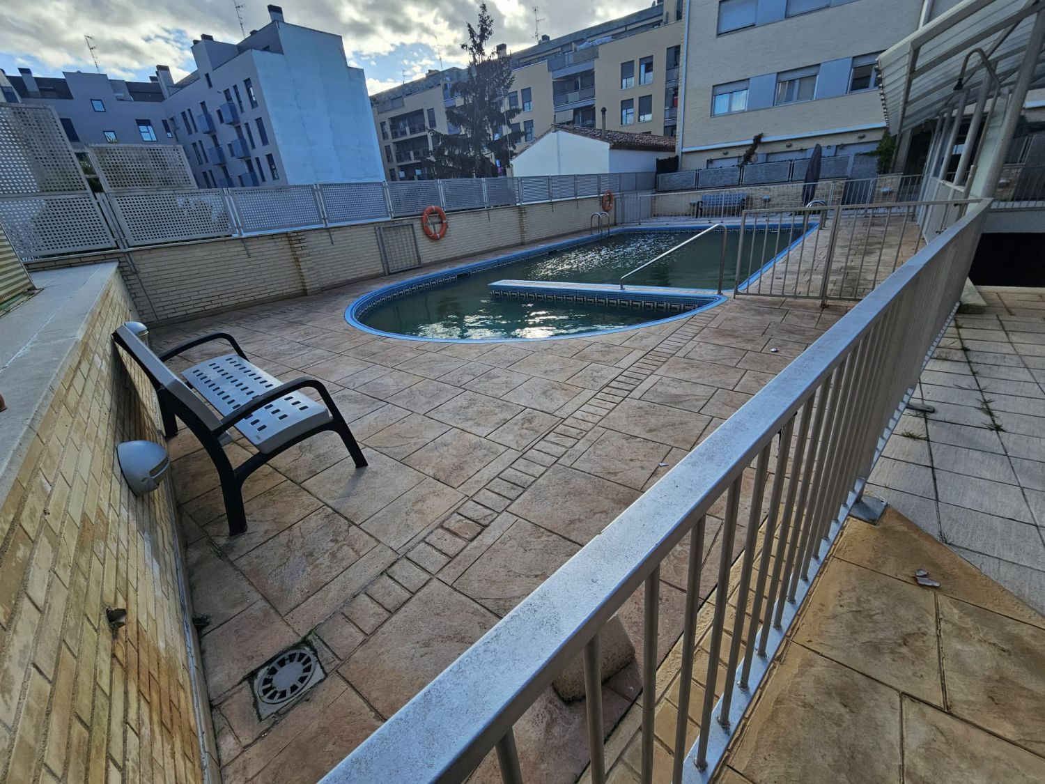 Swimming pool of Flat for sale in Lardero  with Heating, Parquet flooring and Terrace