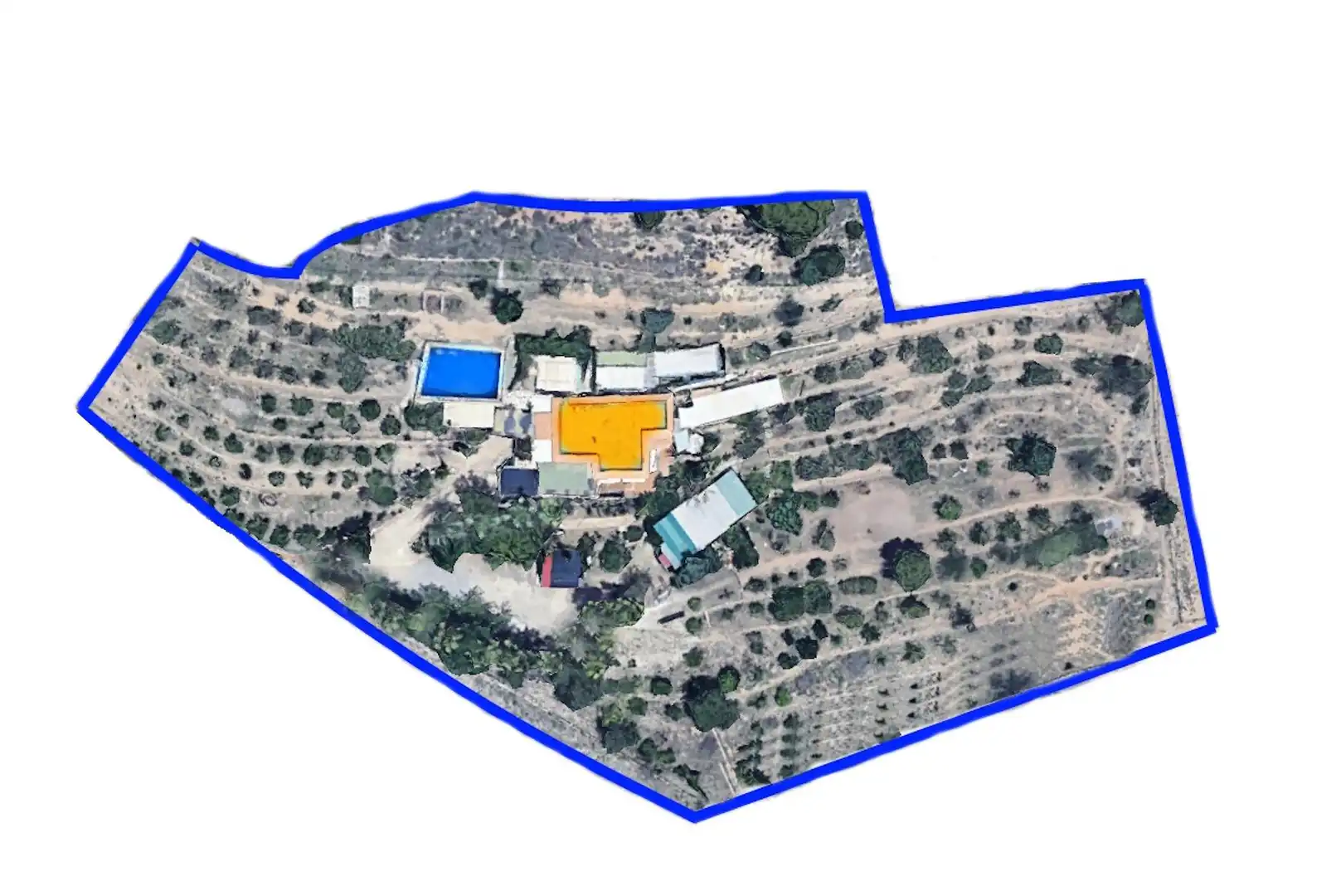 Finca rústica en venta en La Nucia con Aire acondicionado, Jardín privado y Terraza