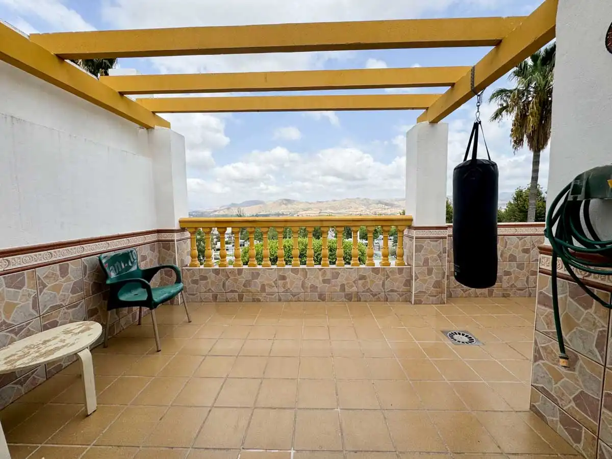 Terrassa de Casa adosada en venda en Cártama amb Terrassa i Piscina comunitària
