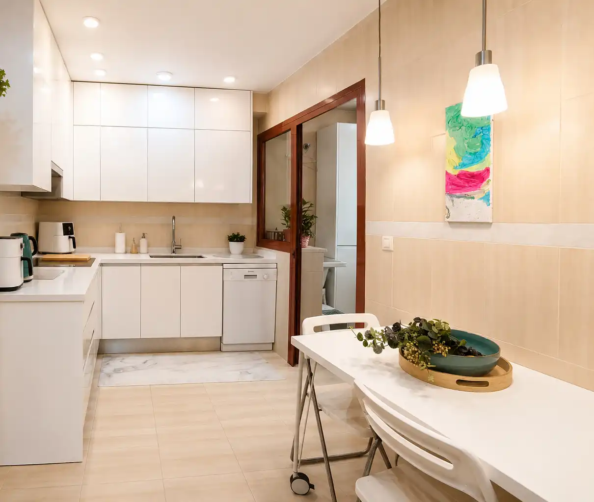 Kitchen of Flat for sale in Málaga  with Air Conditioner, Heating and Terrace