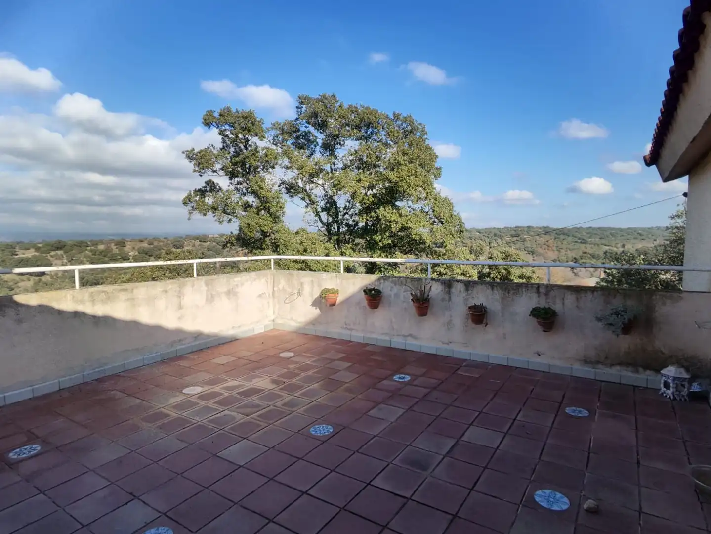 Terrassa de Casa o xalet en venda en Sevilla la Nueva amb Calefacció, Jardí privat i Terrassa