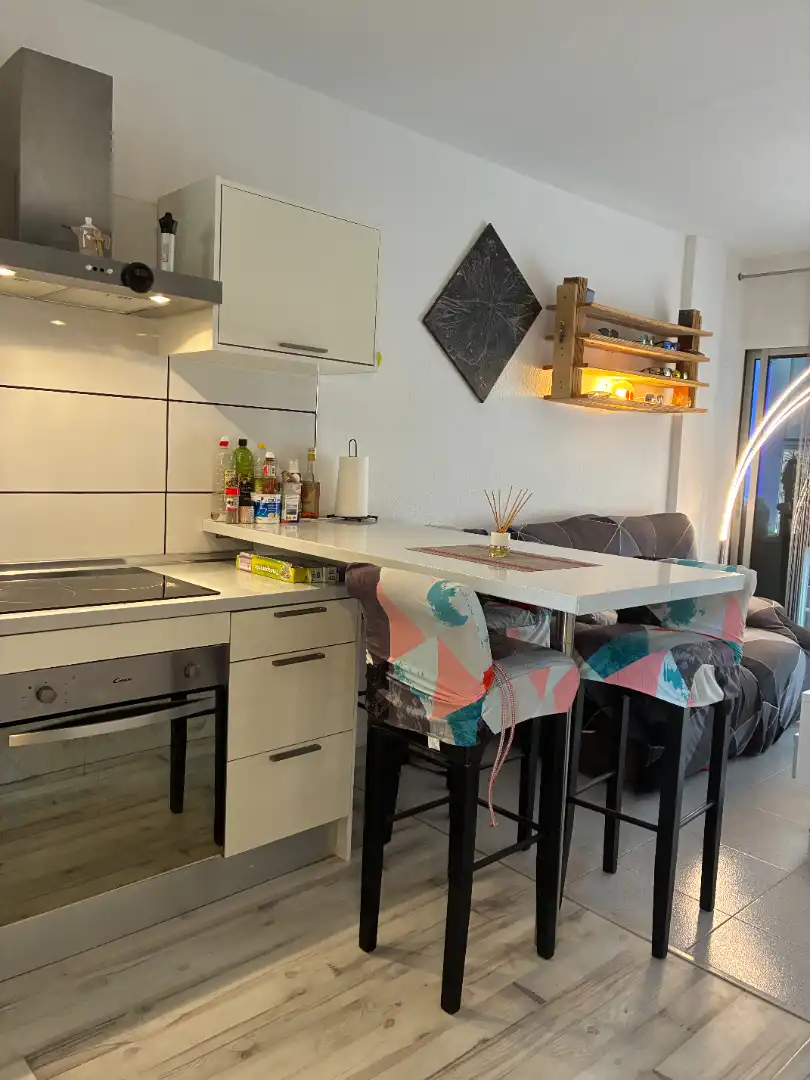 Cocina de Apartamento en venta en Puerto de la Cruz con Amueblado y Balcón
