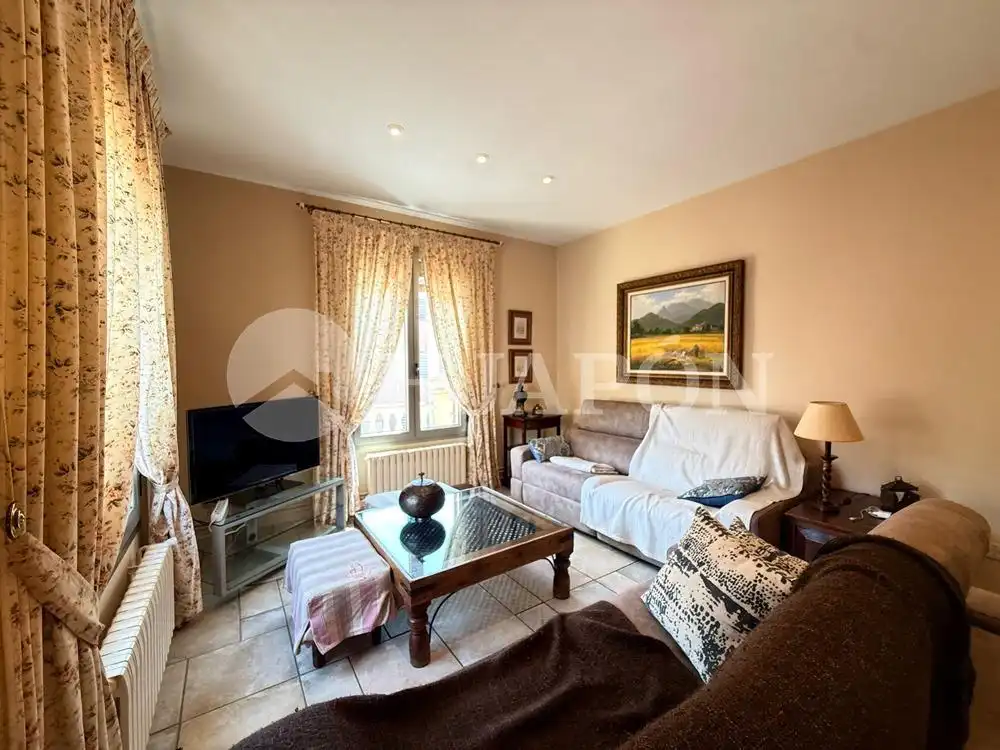 Sala d'estar de Casa o xalet en venda en Teià amb Calefacció, Jardí privat i Terrassa