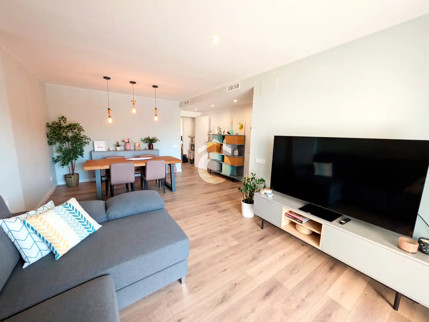 Sala de estar de Piso en venta en Mataró con Aire acondicionado, Calefacción y Balcón