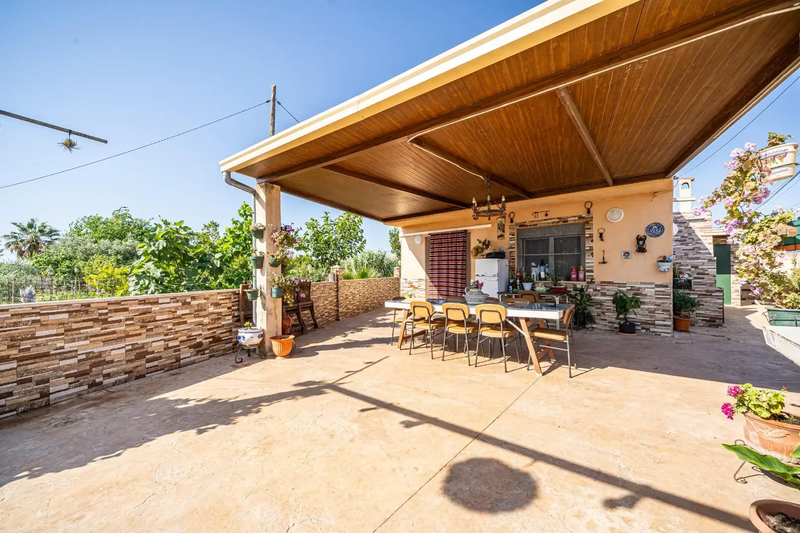 Terraza de Finca rústica en venta en  Palma de Mallorca con Aire acondicionado, Calefacción y Jardín privado